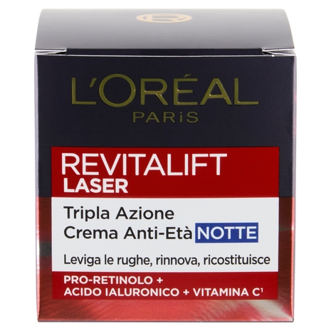 L'Oréal Paris Revitalift Laser Tripla Azione Crema Anti-Età Notte 50 ml